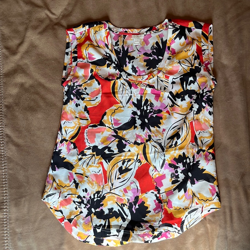 JCrew Factory Scoopneck Shell